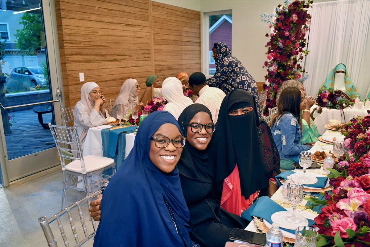 A sweet family moment at the reception